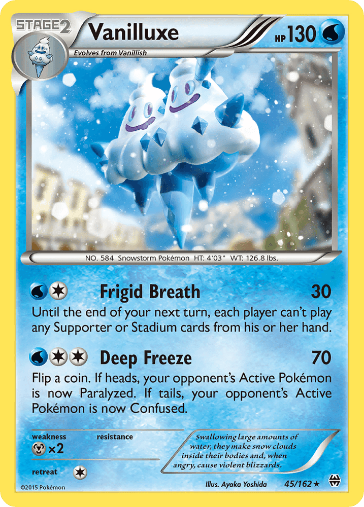 Vanilluxe (45/162) [XY: BREAKthrough] (Online Only)