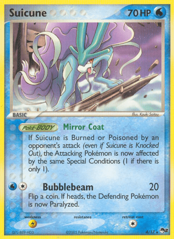 Suicune (4/17) [POP Series 2] (Online Only)