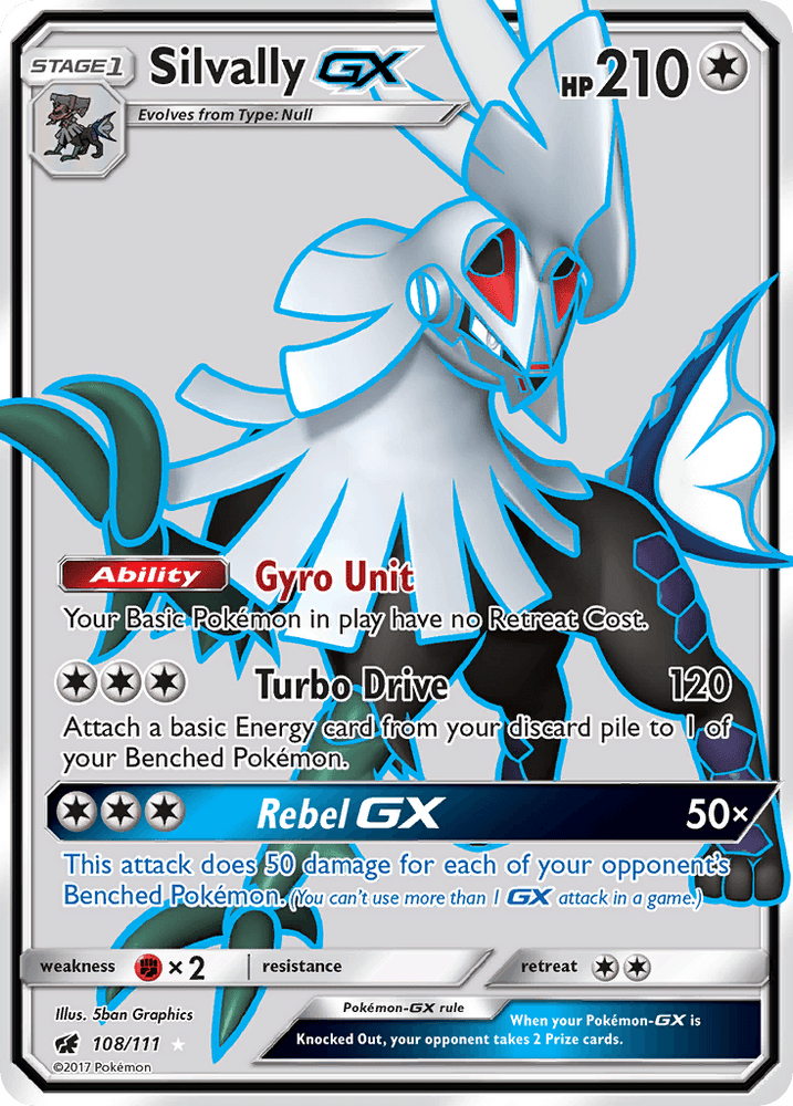 Silvally GX (108/111) [Sun & Moon: Crimson Invasion] (Online Only)