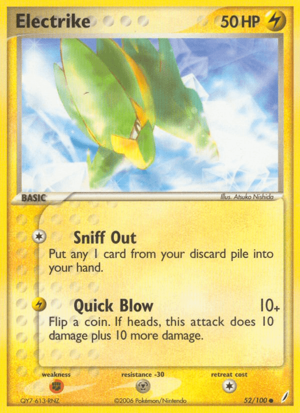 Electrike (52/100) [EX: Crystal Guardians] (Online Only)