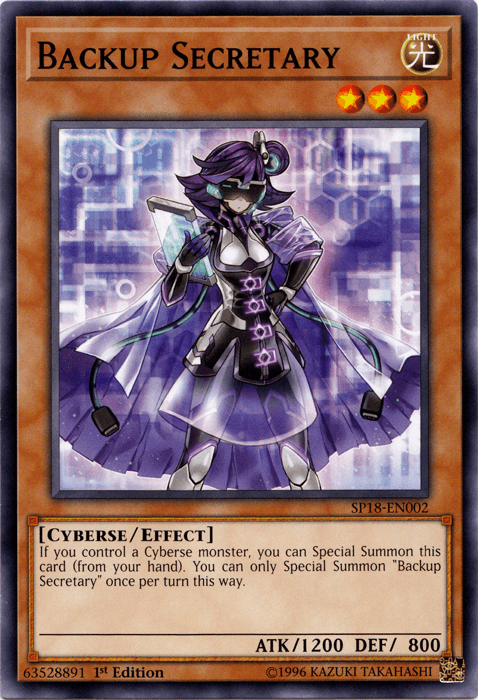 Backup Secretary [SP18-EN002] Common (ONLINE ORDER ONLY)