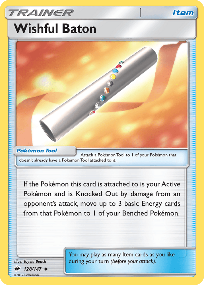 Wishful Baton (128/147) [Sun & Moon: Burning Shadows] (Online Only)