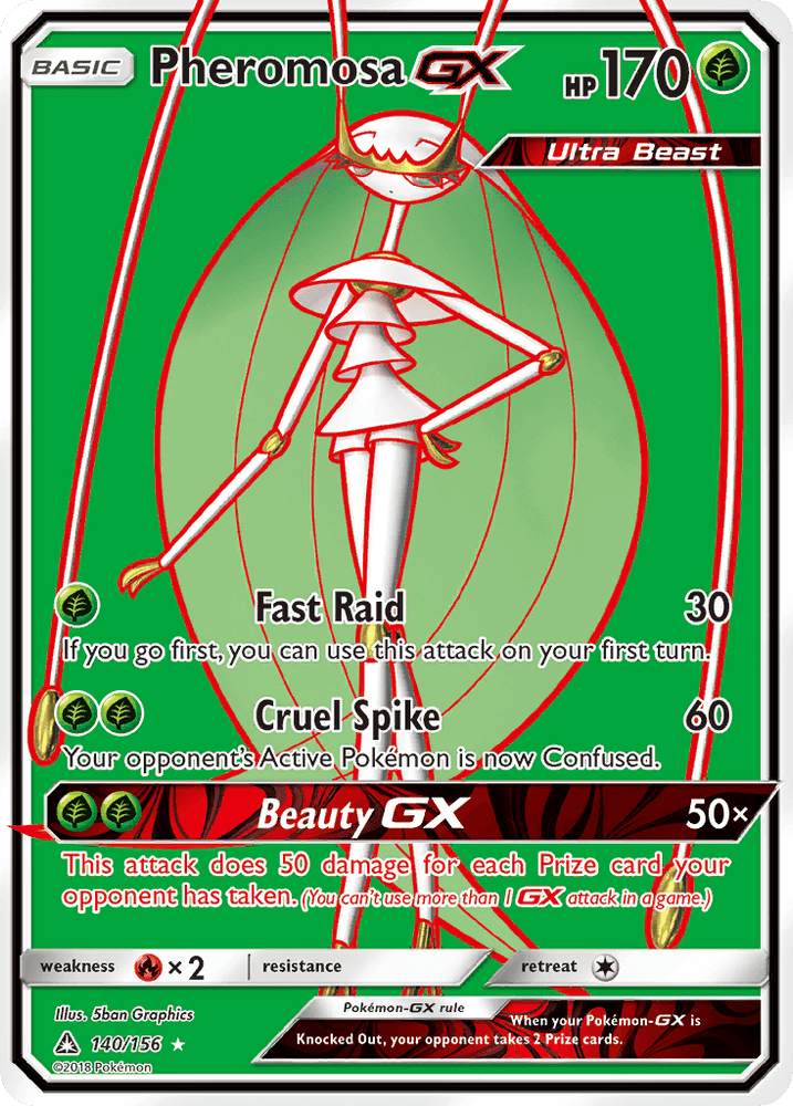 Pheromosa GX (140/156) [Sun & Moon: Ultra Prism] (Online Only)