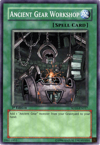 Ancient Gear Workshop [SD10-EN017] Common (ONLINE ORDER ONLY)