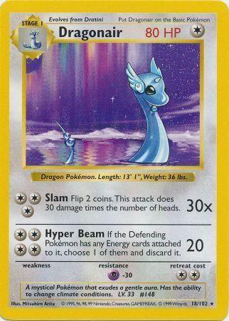 Dragonair (18/102) [Base Set Shadowless Unlimited] (Online Only)