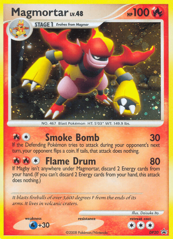 Magmortar (DP20) [Diamond & Pearl: Black Star Promos] (Online Only)