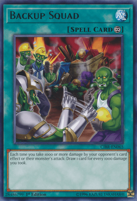Backup Squad [CIBR-EN065] Rare (ONLINE ORDER ONLY)