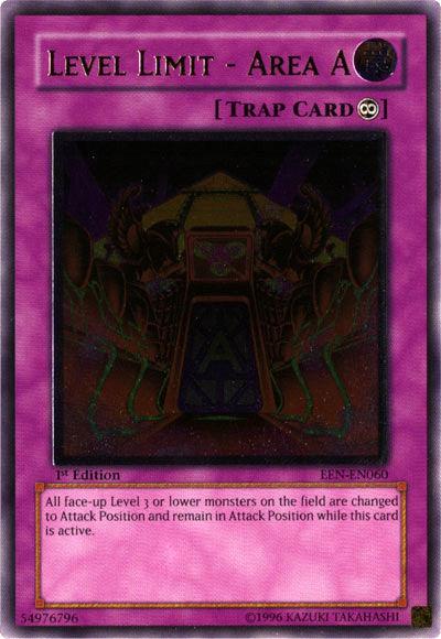 Level Limit - Area A [EEN-EN060] Ultimate Rare (ONLINE ORDER ONLY)