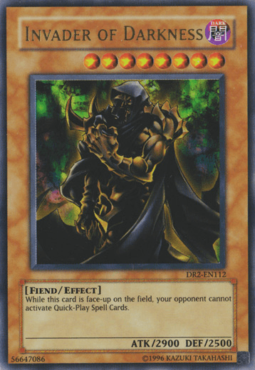 Invader of Darkness [DR2-EN112] Ultra Rare (ONLINE ORDER ONLY)