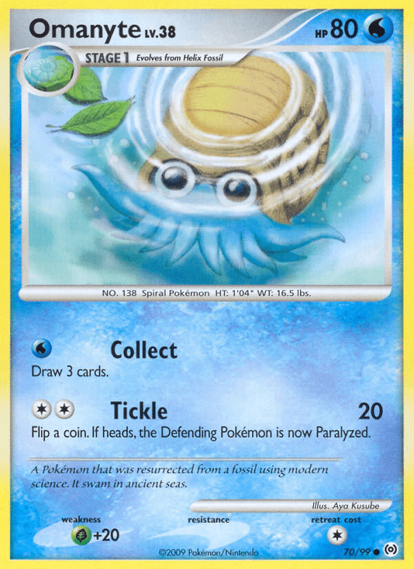 Omanyte (70/99) [Platinum: Arceus] (Online Only)