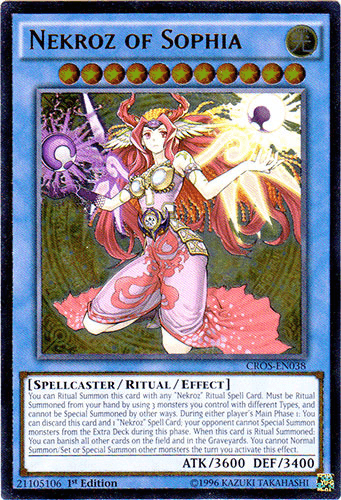 Nekroz of Sophia (UTR) [CROS-EN038] Ultimate Rare (ONLINE ORDER ONLY)