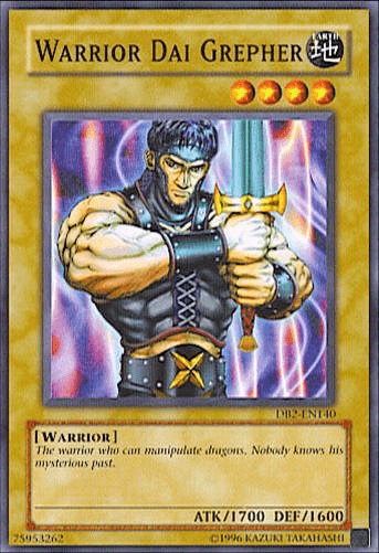 Warrior Dai Grepher [DB2-EN140] Common (ONLINE ORDER ONLY)