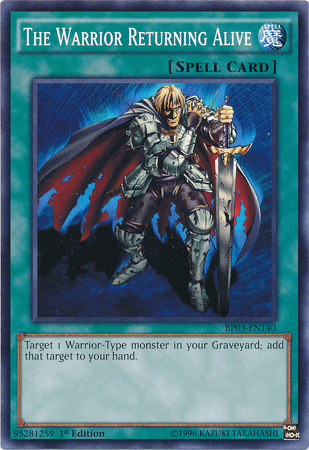The Warrior Returning Alive [BP03-EN140] Common (ONLINE ORDER ONLY)