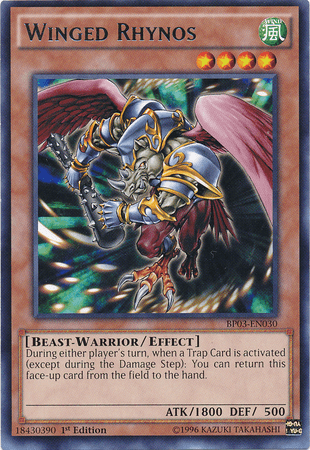 Winged Rhynos [BP03-EN030] Rare (ONLINE ORDER ONLY)