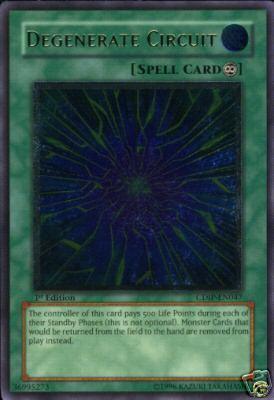 Degenerate Circuit [CDIP-EN047] Ultimate Rare (ONLINE ORDER ONLY)