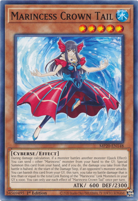 Marincess Crown Tail [MP20-EN148] Common (ONLINE ORDER ONLY)