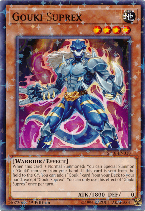 Gouki Suprex [SP18-EN018] Starfoil Rare (ONLINE ORDER ONLY)