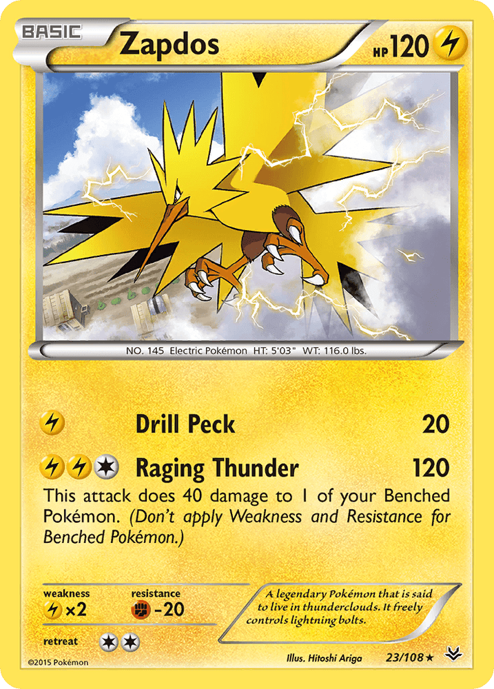 Zapdos (23/108) [XY: Roaring Skies] (Online Only)