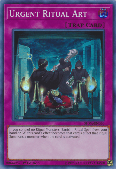 Urgent Ritual Art [SHVA-EN060] Super Rare (ONLINE ORDER ONLY)