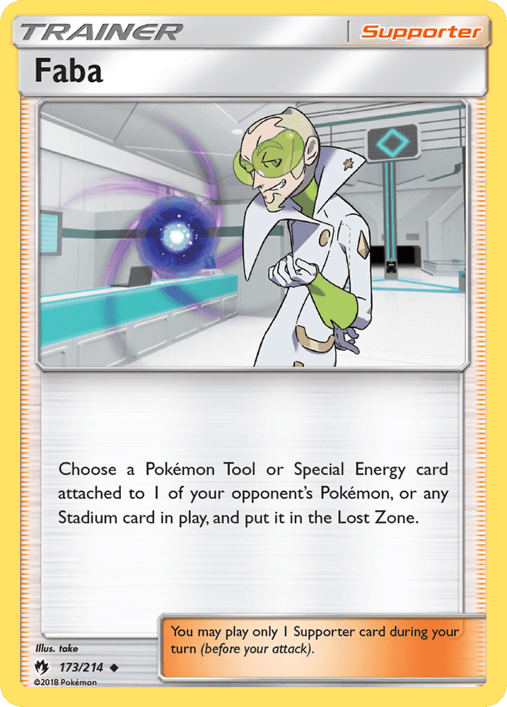 Faba (173/214) [Sun & Moon: Lost Thunder] (Online Only)