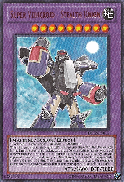 Super Vehicroid - Stealth Union (Red) [DL12-EN011] Rare (ONLINE ORDER ONLY)