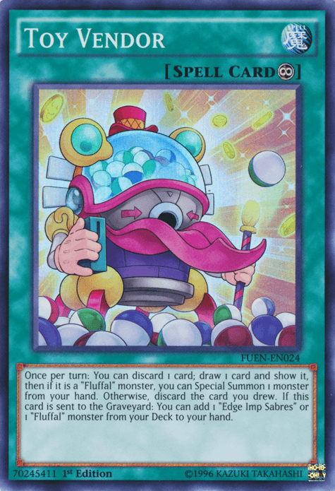 Toy Vendor [FUEN-EN024] Super Rare (ONLINE ORDER ONLY)