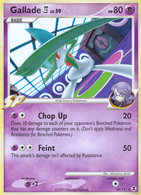 Gallade (20/111) [Platinum: Rising Rivals] (Online Only)