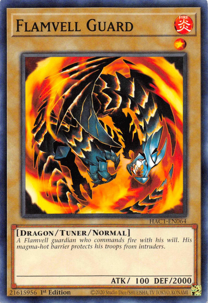 Flamvell Guard [HAC1-EN064] Common (ONLINE ORDER ONLY)
