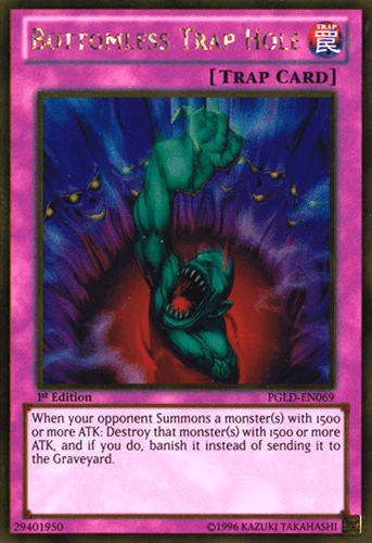 Bottomless Trap Hole [PGLD-EN069] Gold Rare (ONLINE ORDER ONLY)