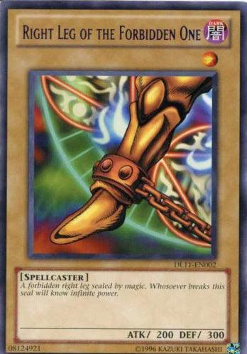 Right Leg of the Forbidden One (Red) [DL11-EN002] Rare (ONLINE ORDER ONLY)