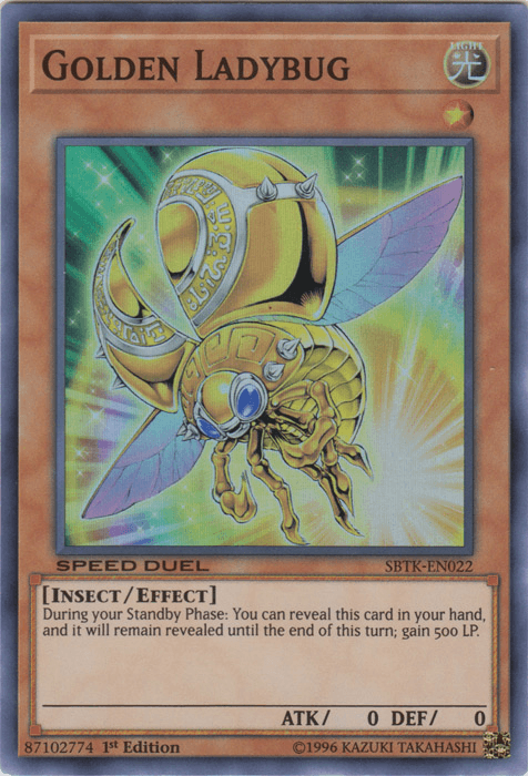 Golden Ladybug [SBTK-EN022] Super Rare (ONLINE ORDER ONLY)