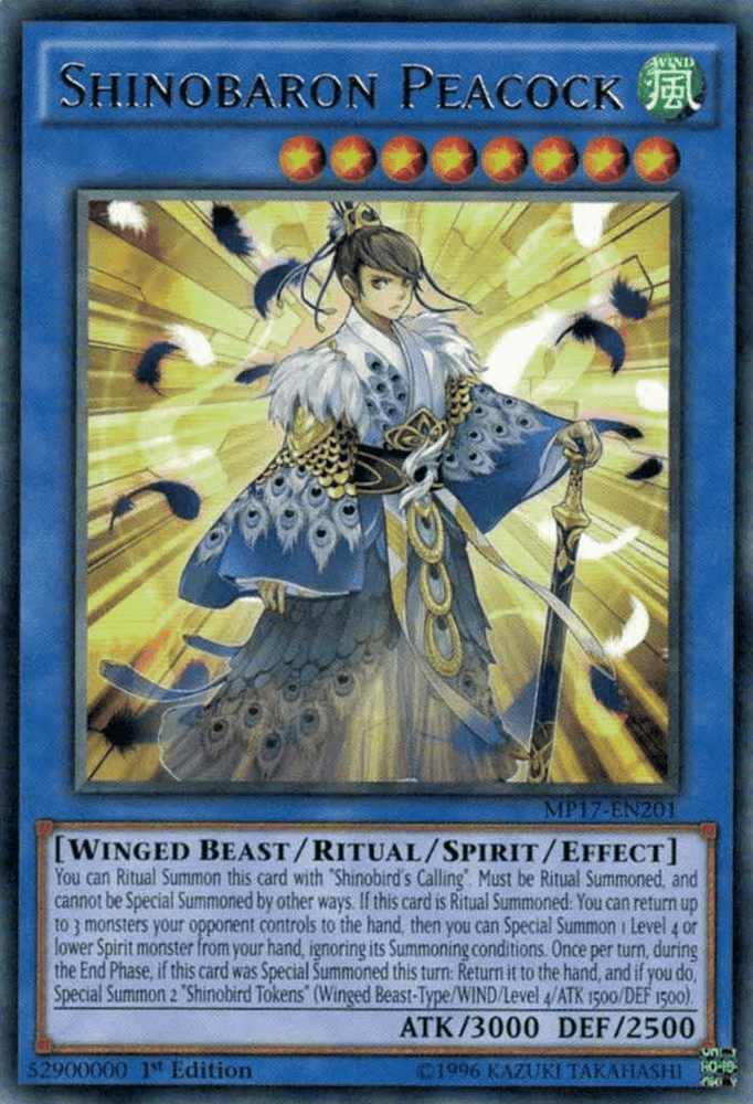 Shinobaron Peacock [MP17-EN201] Rare (ONLINE ORDER ONLY)