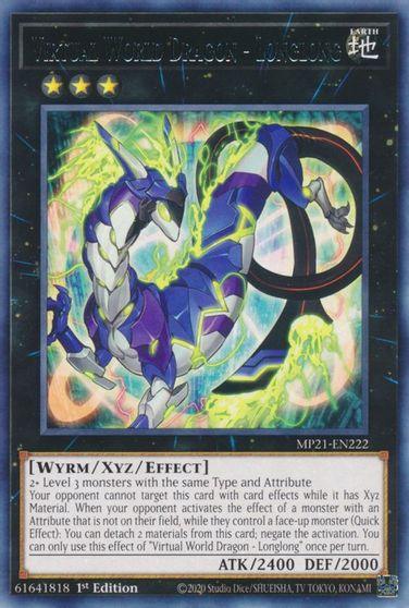 Virtual World Dragon - Longlong [MP21-EN222] Rare (ONLINE ORDER ONLY)