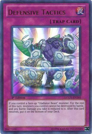 Defensive Tactics [LCGX-EN265] Ultra Rare (ONLINE ORDER ONLY)