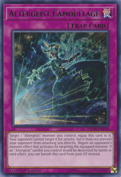 Altergeist Camouflage [MP18-EN150] Rare (ONLINE ORDER ONLY)