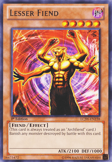 Lesser Fiend [LCJW-EN238] Rare (ONLINE ORDER ONLY)