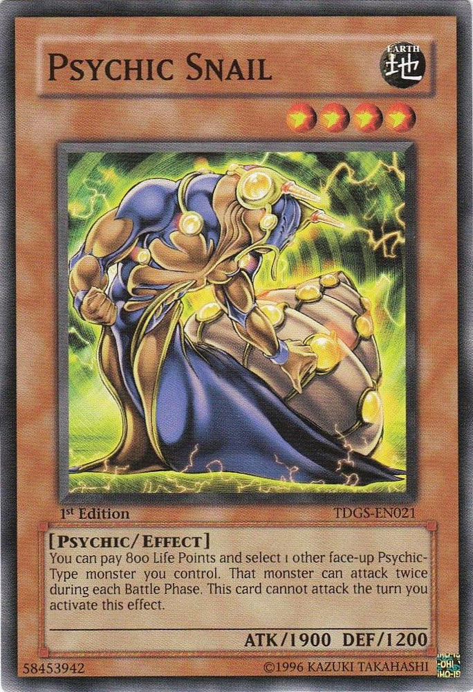 Psychic Snail [TDGS-EN021] Common (ONLINE ORDER ONLY)