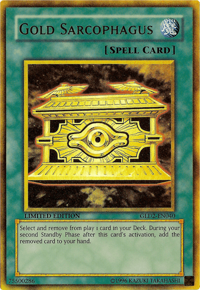 Gold Sarcophagus [GLD2-EN040] Gold Rare (ONLINE ORDER ONLY)