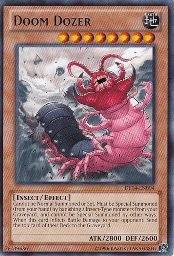 Doom Dozer (Blue) [DL14-EN004] Rare (ONLINE ORDER ONLY)