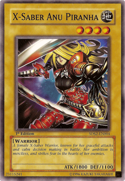 X-Saber Anu Piranha [5DS2-EN004] Common (ONLINE ORDER ONLY)