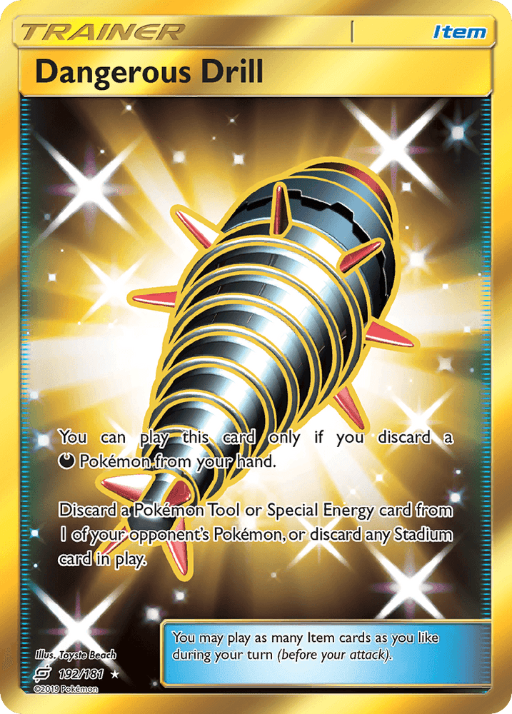 Dangerous Drill (192/181) [Sun & Moon: Team Up] (Online Only)