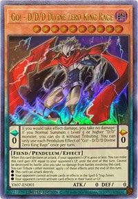Go! - D/D/D Divine Zero King Rage [YA07-EN001] Ultra Rare (ONLINE ORDER ONLY)