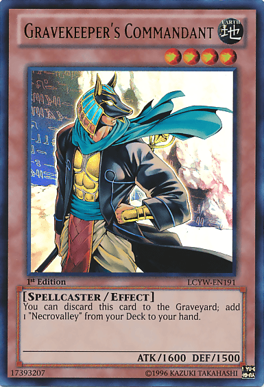 Gravekeeper's Commandant [LCYW-EN191] Ultra Rare (ONLINE ORDER ONLY)