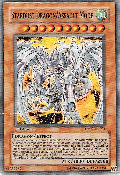 Stardust Dragon/Assault Mode [DP09-EN001] Super Rare (ONLINE ORDER ONLY)