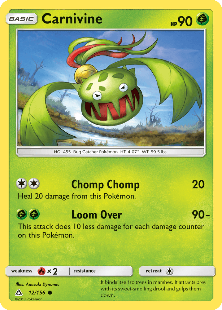 Carnivine (12/156) [Sun & Moon: Ultra Prism] (Online Only)