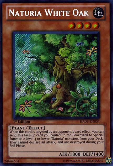 Naturia White Oak [HA04-EN051] Secret Rare (ONLINE ORDER ONLY)