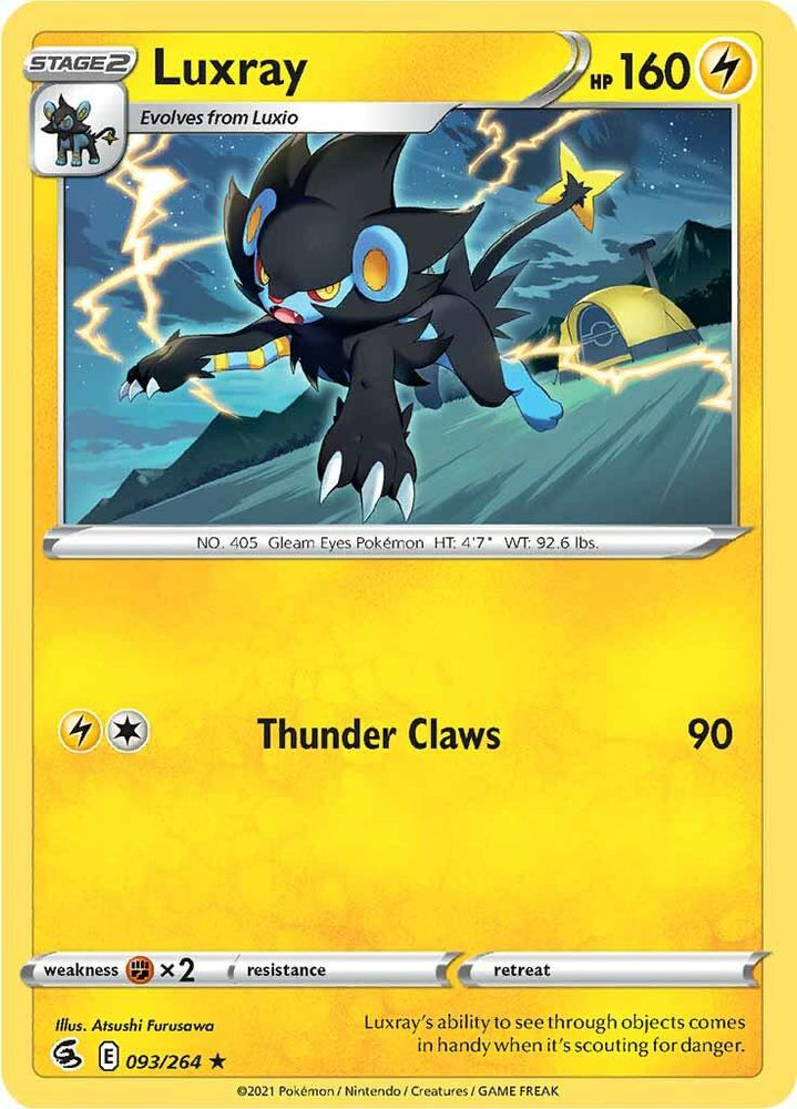 Luxray (093/264) [Sword & Shield: Fusion Strike] (Online Only)