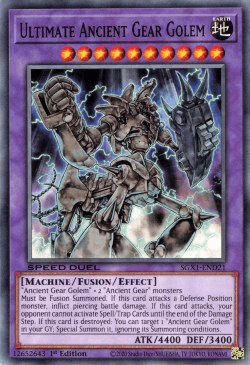 Ultimate Ancient Gear Golem [SGX1-END21] Common (ONLINE ORDER ONLY)