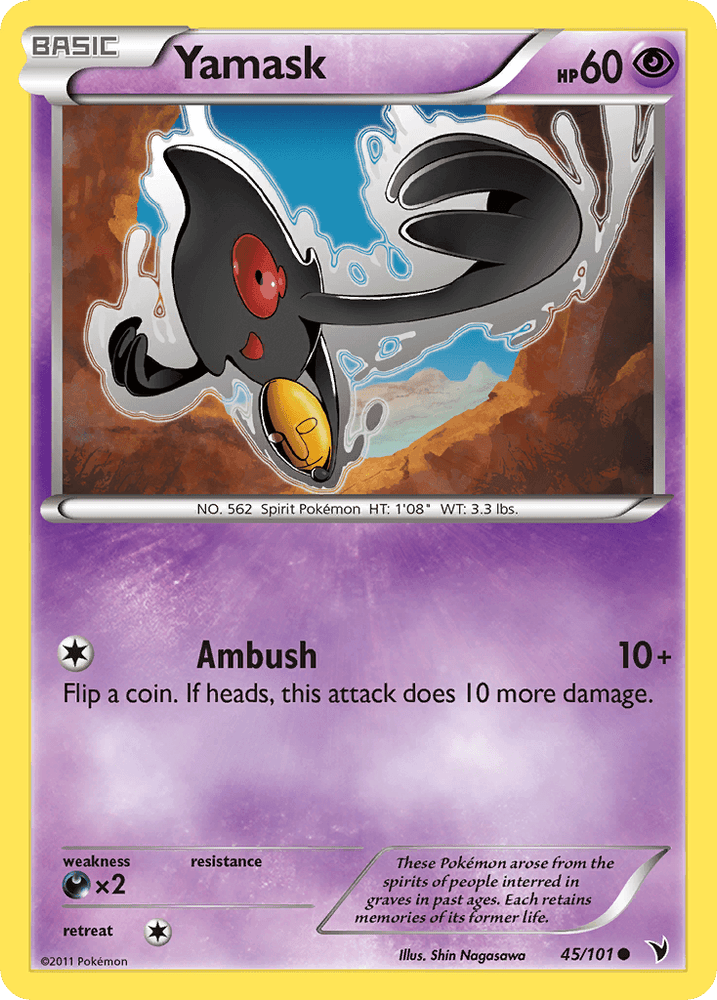 Yamask (45/101) [Black & White: Noble Victories] (Online Only)