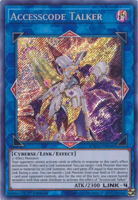 Accesscode Talker [ETCO-EN046] Secret Rare (ONLINE ORDER ONLY)